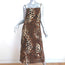 Nightcap Midi Slip Dress Brown Leopard Print Silk Size Medium