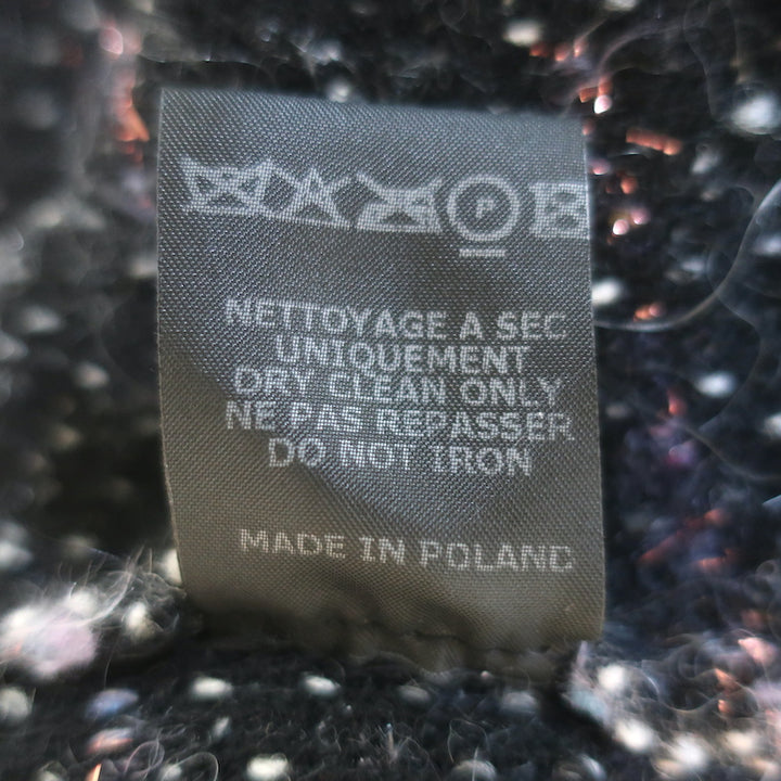 Isabel Marant Étoile Momo metallic boucle tweed jacket, black multi with metallic threads — pre-owned, gently worn luxury