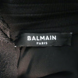 Balmain Sequined Puff Sleeve Mock Neck Mini Dress Emerald Size 40