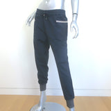 Brunello Cucinelli Monili-Trim Bomber Jacket & Sweatpants Set Navy Size Medium