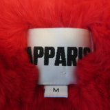 Apparis Sophie Faux Fur Coat Red Size Medium