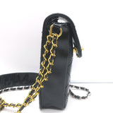 Chanel Makeup Chain Strap Shoulder Bag Black Quilted Leather Phone Holder NEW