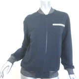 Brunello Cucinelli Monili-Trim Bomber Jacket & Sweatpants Set Navy Size Medium