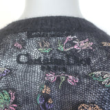 Christian Dior Embroidered Tank & Cardigan Twinset Black Alpaca-Blend Size 36