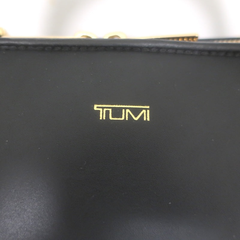TUMI Larkin Ashbury Duffel Bag Black Leather-Trim Nylon NEW