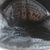 Chanel Makeup Chain Strap Shoulder Bag Black Quilted Leather Phone Holder NEW