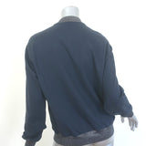Brunello Cucinelli Monili-Trim Bomber Jacket & Sweatpants Set Navy Size Medium