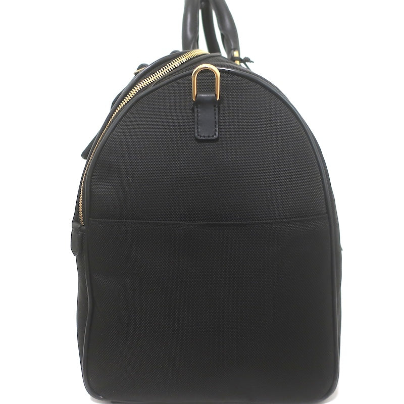 TUMI Larkin Ashbury Duffel Bag Black Leather-Trim Nylon NEW