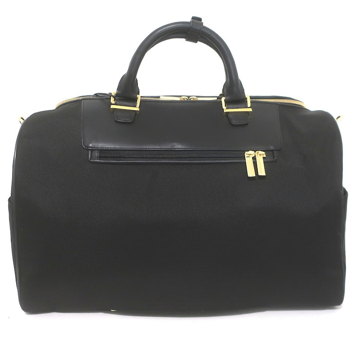 TUMI Larkin Ashbury Duffel Bag Black Leather-Trim Nylon NEW