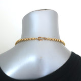 Vintage Chanel 98P Interlocking CC Logo Necklace Gold