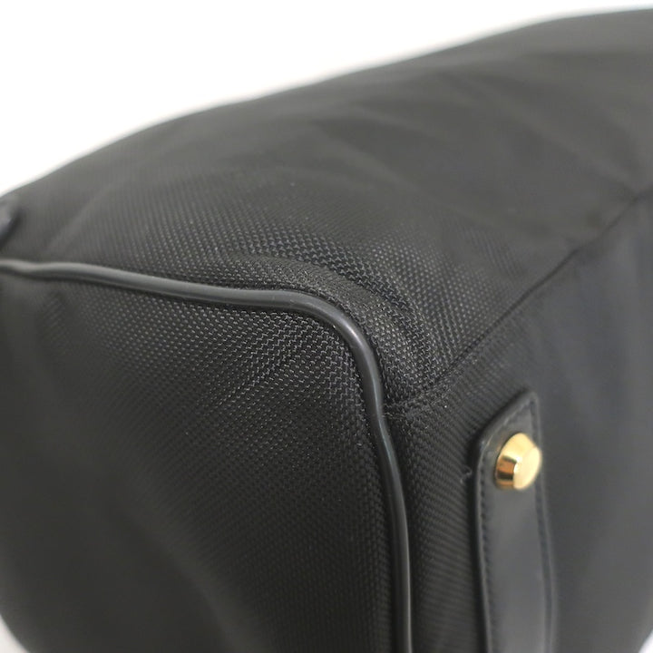 TUMI Larkin Ashbury Duffel Bag Black Leather-Trim Nylon NEW