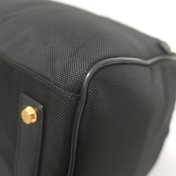TUMI Larkin Ashbury Duffel Bag Black Leather-Trim Nylon NEW
