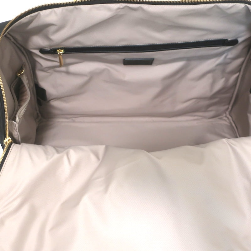 TUMI Larkin Ashbury Duffel Bag Black Leather-Trim Nylon NEW