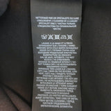 Balmain 6-Button Raglan T-Shirt Black Stretch Jersey Size Large Short Sleeve Top