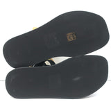 Valentino Roman Stud Ankle Strap Platform Sandals Black Leather Size 39.5 NEW