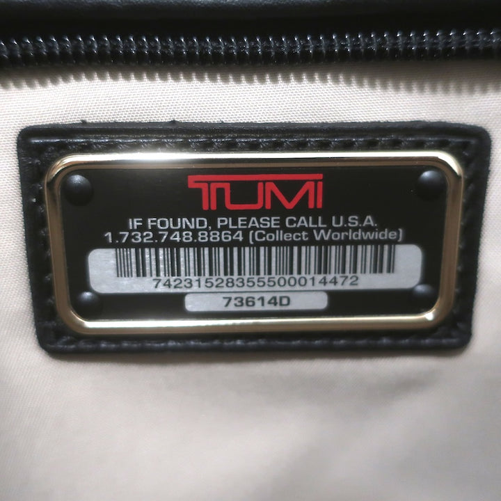 TUMI Larkin Ashbury Duffel Bag Black Leather-Trim Nylon NEW