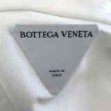 Bottega Veneta Hooded Rain Coat White Coated Linen Size Medium