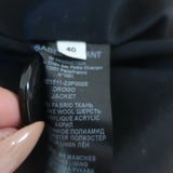 Isabel Marant Etoile Drogo Jacket Gray Herringbone Size 40