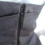 Roberto Cavalli Metallic Floral Print Halter Maxi Dress Black Cotton Size 40