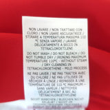 Stella McCartney Reese Button Down Blouse Red Silk Size 44