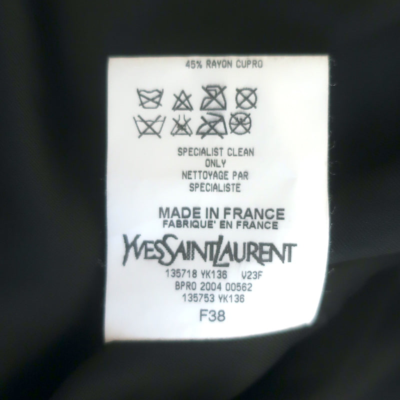 Vintage Yves Saint Laurent Pant suit Sz 36, interior label