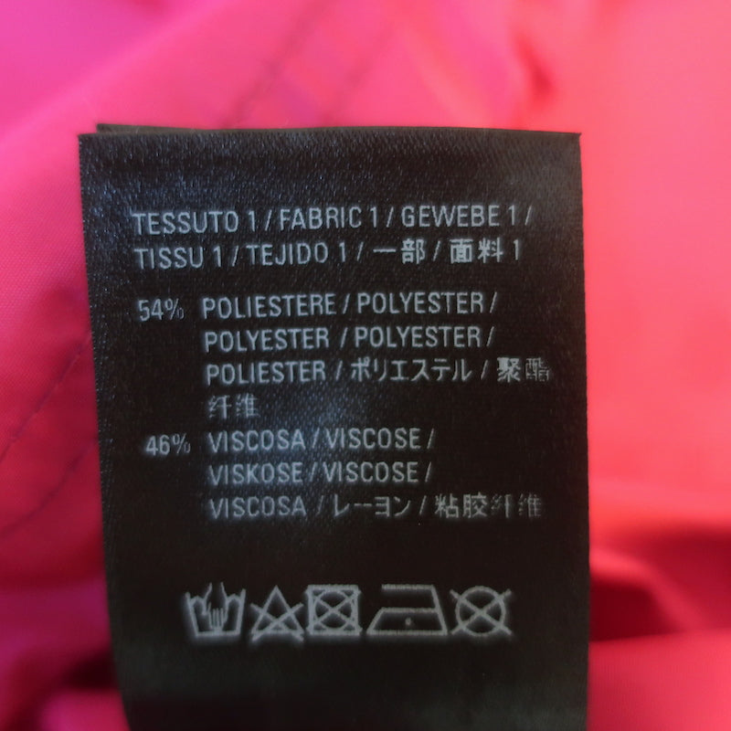 Balenciaga Logo Windbreaker Fuchsia Size 40 Hooded Oversize Jacket