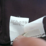 Brunello Cucinelli Long Sleeve Shift Dress Burgundy Stretch Silk Size Medium