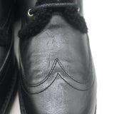 Rag & Bone Cozen Shearling-Lined Combat Boots Black Leather Size 41