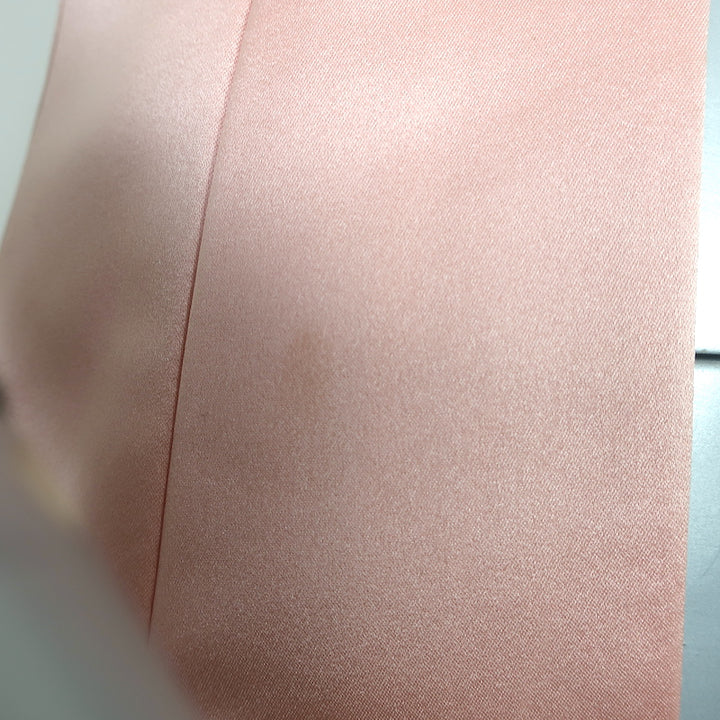 Fendi Halter Vest Top Pink Silk Satin Size 36