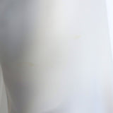 Bottega Veneta Flap Pocket Button Down Blouse Cream Silk Size 38 Long Sleeve Top