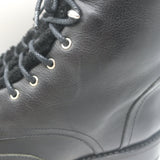 Rag & Bone Cozen Shearling-Lined Combat Boots Black Leather Size 41