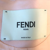 Fendi Halter Vest Top Pink Silk Satin Size 36