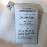 Bottega Veneta Flap Pocket Button Down Blouse Cream Silk Size 38 Long Sleeve Top