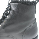 Rag & Bone Cozen Shearling-Lined Combat Boots Black Leather Size 41