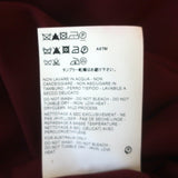 Michael Kors Collection Puff Sleeve Belted Maxi Dress Burgundy Crepe Size 12