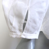 Dorothee Schumacher High Summer Ease Blouson-Sleeve Top White Size 3