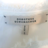 Dorothee Schumacher High Summer Ease Blouson-Sleeve Top White Size 3