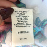 LoveShackFancy Chessie Tiered Maxi Dress White Floral Print Cotton Size Medium