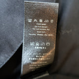 Anne Fontaine Zip-Front Pleated Mini Dress Lena Black Stretch Jersey Size 38