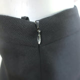 Jil Sander Maxi Skirt Black Virgin Wool Size 36