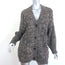 Isabel Marant Etoile Roswelly Cable Knit Cardigan Dark Brown Size 34