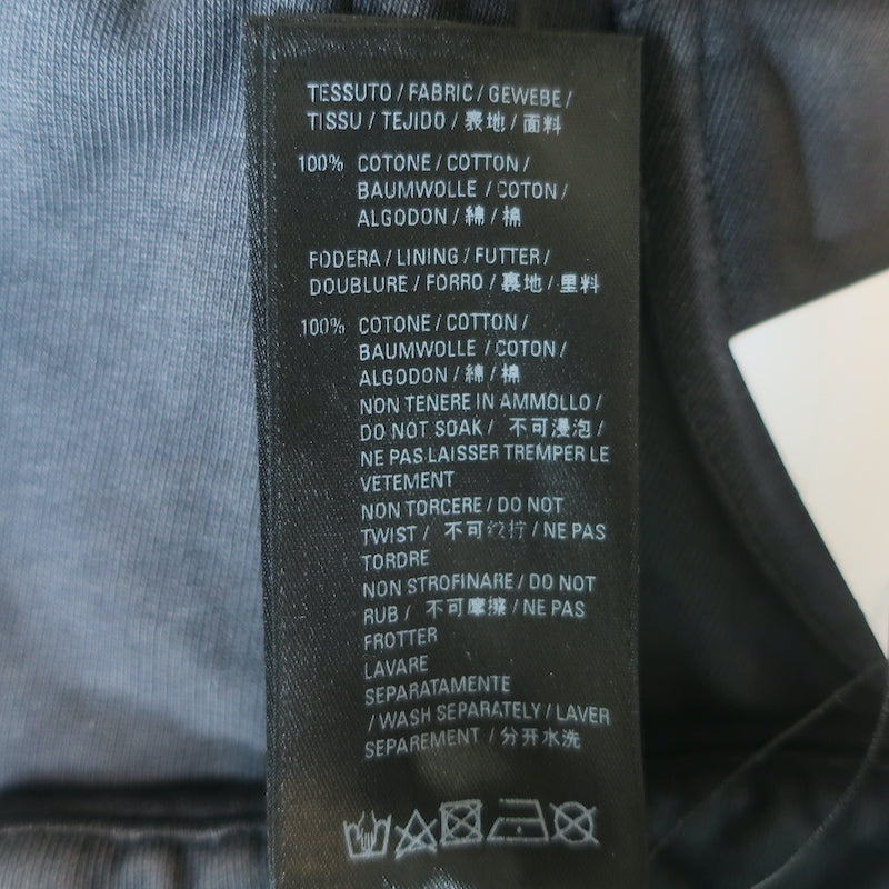 Balenciaga Strapless Bustier Top Washed Black Cotton Jersey Size 38 NEW