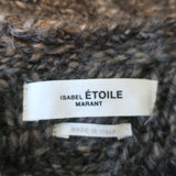 Isabel Marant Etoile Roswelly Cable Knit Cardigan Dark Brown Size 34