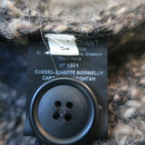 Isabel Marant Etoile Roswelly Cable Knit Cardigan Dark Brown Size 34