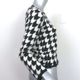 Comme des Garcons Houndstooth Sweater Black/White Wool Size Extra Small