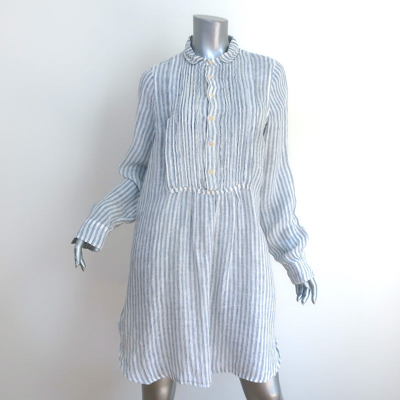 LOUIS VUITTON yellow and white cotton CHECK Short Sleeve Dress S