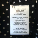 Equipment Sola Balloon Sleeve Blouse Black & White Polka Dot Silk Size Small