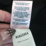 Nanushka Roberta Belted Vegan Leather Mini Shirtdress Black Size Large