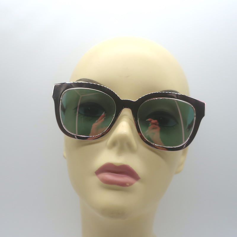 Christian Dior Diorama 1 Mirrored Sunglasses Metallic Rose Gold