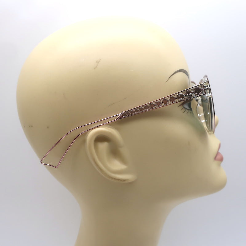 Christian Dior Diorama 1 Mirrored Sunglasses Metallic Rose Gold